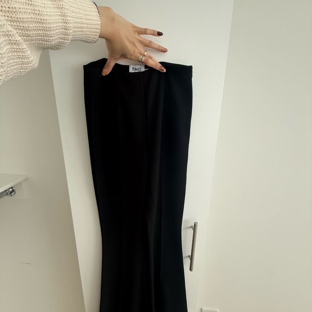 Princess Polly Women's Black Flare Pants - Picture 3 of 4